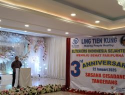 Hadiri Anniversary Sasana Cisadane Ling Tien Kung, Kabid Olahraga Ajak Masyarakat untuk Rajin Olahraga