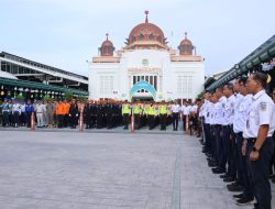 KAI Daop 6 Yogyakarta Gelar Apel Gelar Pasukan Posko Angkutan Lebaran 2025
