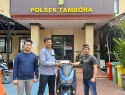 Warga Tebet Apresiasi Polsek Tambora Yang Berhasil Mengembalikan Motor Usai Diambil OTK, Tanpa Biaya!