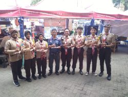 Saka Bhayangkara Kawarcab Kota Tangerang Bantu Pengamanan Festival Plaza Shinta