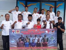 Kepala Dispora bersama Ketua Koni dan Ketua Pengcab IBCA MMA Lepas Atlet Kota Tangerang Menuju Kejurnas di Surabaya