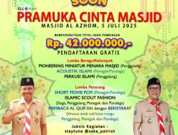 Ayo Silakan Daftar Lomba Pramuka Cinta Masjid di Festival Al-A’zhom XII/2025