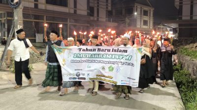 Antusias warga RW 01 Kelurahan Gondrong