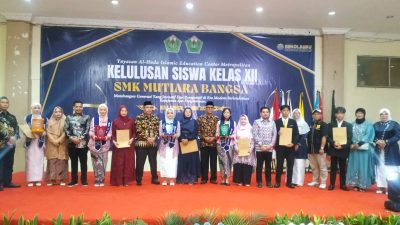 SMK Mutiara Bangsa Al-Huda Gelar Kelulusan Secara Sederhana
