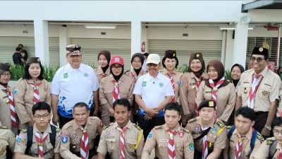 Peringati Hari Lingkungan Hidup, Kwarcab Gerakan Pramuka Kota Tangerang Aksi Bersih-bersih Sampah