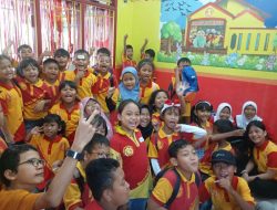 Semarak HUT ke-80 RI, Bimbel dan Kursus Bintang Anak Negeri Gondrong Gelar Berbagai Lomba