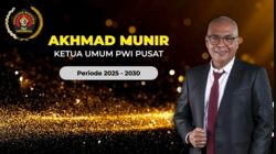 Akhmad Munir Terpilih Jadi Ketua Umum PWI Pusat 2025-2030