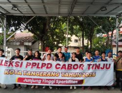 Bapopsi bersama Dispora Kota Tangerang Lakukan Seleksi Atlet PPLPD Tinju