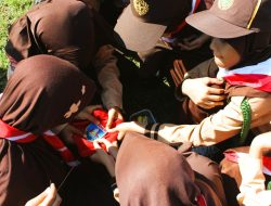 Gelar Pesta Siaga, Kwartir Ranting Tangerang Ajak Pramuka Terampil Menjahit