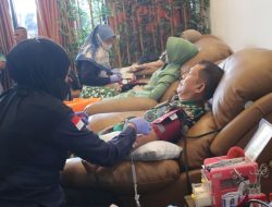 Kodim 0503 Jakarta Barat Gelar Baksos Donor Darah di Kembangan