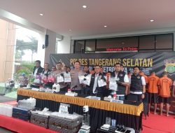Dalam Sebulan, Polres Tangsel Ungkap 3 Kasus Peredaran Narkotika