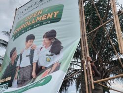 Satpol PP Tangsel Tertibkan Reklame Sekolah Candle Tree Tak Berizin di Wilayah Serpong dan Sekitarnya