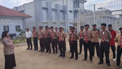 Pembina Saka Patriot Lakukan Pelatihan Perdana di Gudep 01243 Lapas Kelas I Tangerang