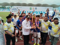 Wakil Walikota Maryono Tutup Tangerang Open Piala Walikota U-14, SSB Farmel Juara