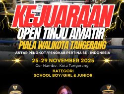 Open Tournament Piala Walikota Tangerang, 40 Pengkot Pengcab Pertina Daftarkan Atletnya untuk Tanding