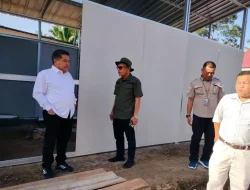 BNPB dan Bupati Agam Tinjau Progres Pembangunan Huntara, 117 Unit Daerah Kayu Pasak Siap Huni