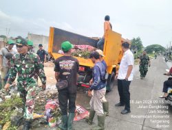 Satgas Sampah Kodim Tigaraksa Atasi Sampah Liar di Kosambi