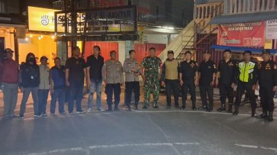 Koramil 06/Cakung Gelar Patroli dan Siskamling Keliling Jaga Kamtibmas Wilayah