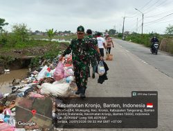 Satgas Sampah Kodim 0510/Tigaraksa Sterilkan Kawasan Desa Muncung