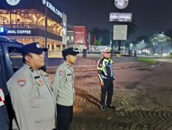 Polsek Cikupa Laksanakan Strong Point Sore Ciptakan Kamseltibcar Lantas