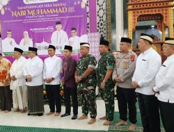 Kasdim 0510/Tigaraksa Hadiri Peringatan Isra Mi’raj Pemkab Tangerang