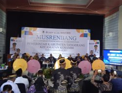 Prioritaskan Penanganan Banjir Sampah dan Infrastruktur, Danramil 01/Teluknaga Hadiri Musrenbang Kecamatan Kosambi T.A 2027