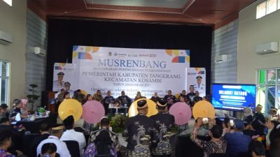 Prioritaskan Penanganan Banjir Sampah dan Infrastruktur, Danramil 01/Teluknaga Hadiri Musrenbang Kecamatan Kosambi T.A 2027