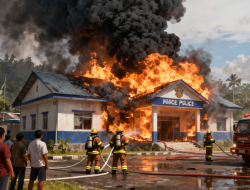 Nabire Diguncang Insiden Pembakaran Pos Kamtibmas, PT Kristalin Ekalestari Menyampaikan Rasa Prihatin