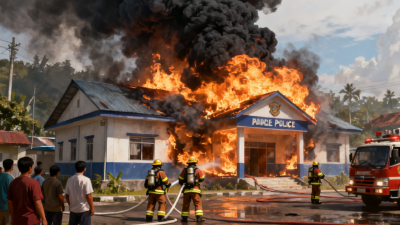 Nabire Diguncang Insiden Pembakaran Pos Kamtibmas, PT Kristalin Ekalestari Menyampaikan Rasa Prihatin