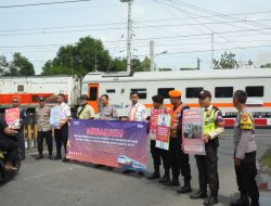 KAI Daop 6 Yogyakarta Gencarkan Sosialisasi Keselamatan di Perlintasan Sebidang