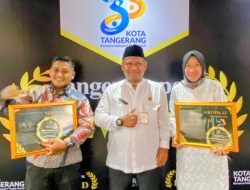 Ulang Tahun ke 33 Kota Tangerang, Dua Ketua Tim Kerja Dispora Mendapat Penghargaan