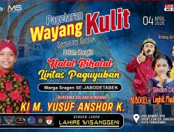 Halal Bihalal Paguyuban Sragen Adakan Pagelaran Wayang Kulit Semalam Suntuk di Gor Nambo Kota Tangerang