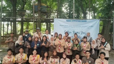 Calon Anggota Saka Kalpataru Kwarcab Kota Tangerang Jalani Diklat di Hutan Kota