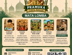 Lomba Pramuka Cinta Masjid di Kota Tangerang Berhadiah Uang Total Rp41 Juta