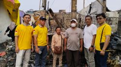 DPD Jakpus LPLH Nata Buana Lestari Didampingi DPP Salurkan Bantuan Kepada Korban Kebakaran Kemayoran