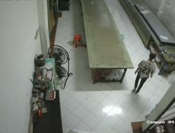 Terekam CCTV! Aksi Karyawan Konveksi Curi Bahan di Tambora Dicokok Polisi