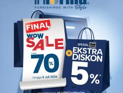 Promo berlangsung 19 Juni–5 Juli 2026, kesempatan terakhir berburu furnitur berkualitas dengan harga terjangkau