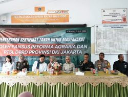 22 Warga Tambora Terima Sertifikat Tanah Program PTSL BPN Jakbar