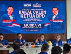 Didukung Penuh 27 DPC, Anton Berpeluang Terpilih Aklamasi Pimpin Demokrat Jabar