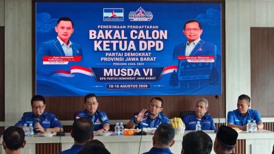 Didukung Penuh 27 DPC, Anton Berpeluang Terpilih Aklamasi Pimpin Demokrat Jabar