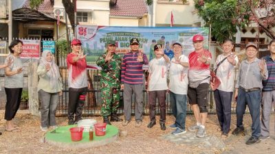 Meriahkan HUT ke-81 RI, RW 012 Semanan Gencarkan Program Pemilahan Sampah dan Biopori