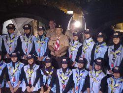 Monitor Kontingen Cabang Kota Tangerang di Jambore Nasional XII, Kaonang Kunjungi Kemah Putera-puteri
