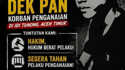 “Jangan Diam!” Massa Kepung PN Idi Desak Hakim Tahan dan Hukum Berat Penganiaya Dek Pan