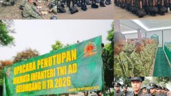 Pelantikan dan Penutupan prajurit TNI AD Di Rindam Jaya Condet Berjalan Sukses, 266 Prajurit Telah Dilantik