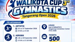 Naik Signifikan, 500 Peserta dari 26 Klub Ramaikan Walikota Cup 3rd Gymnastics Tangerang Open 2026