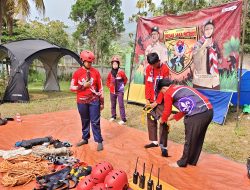 Farhan dan Syifa Bekali Peserta Diksar Saka Patriot Pelatihan Mountaineering Pramuka