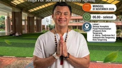 Artis Anjasmara Akan Membersamai Tangerang Beryoga